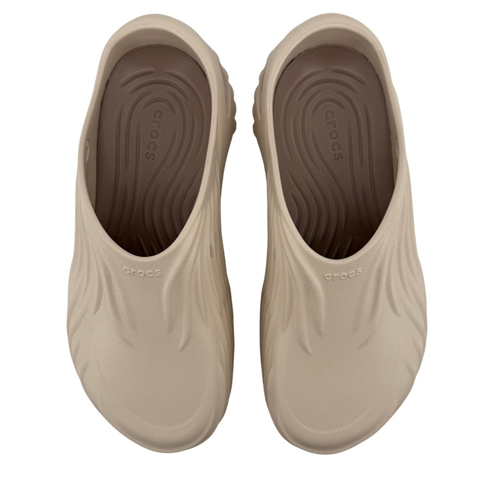 Crocs Echo Wave Clog‎ Almond Tint Men 9/Women 11 M9/W11 Slip On 210521-0LL New - Picture 3 of 9